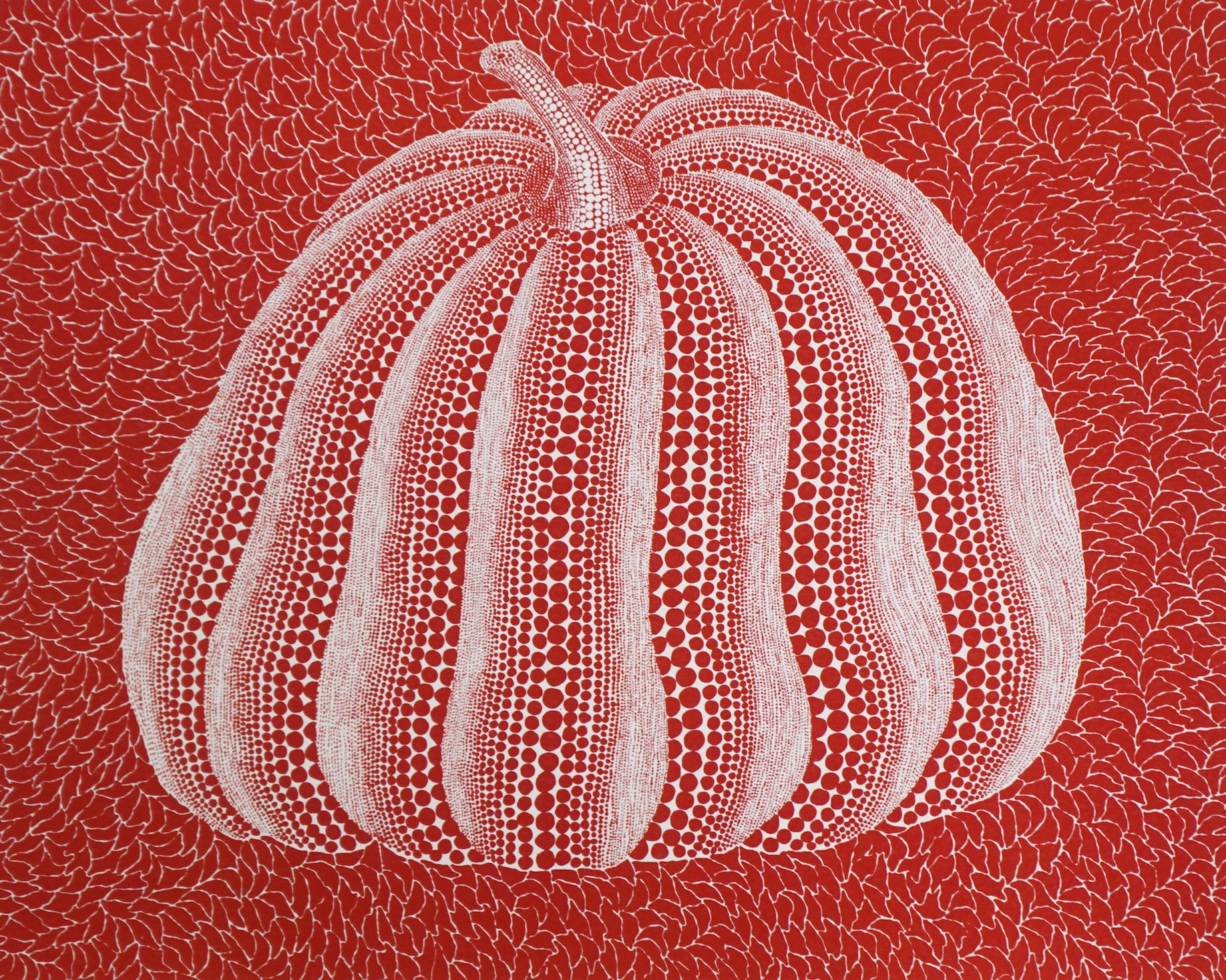 Yayoi Kusama, Japanese b. 1929, 'Pumpkin (Red)'